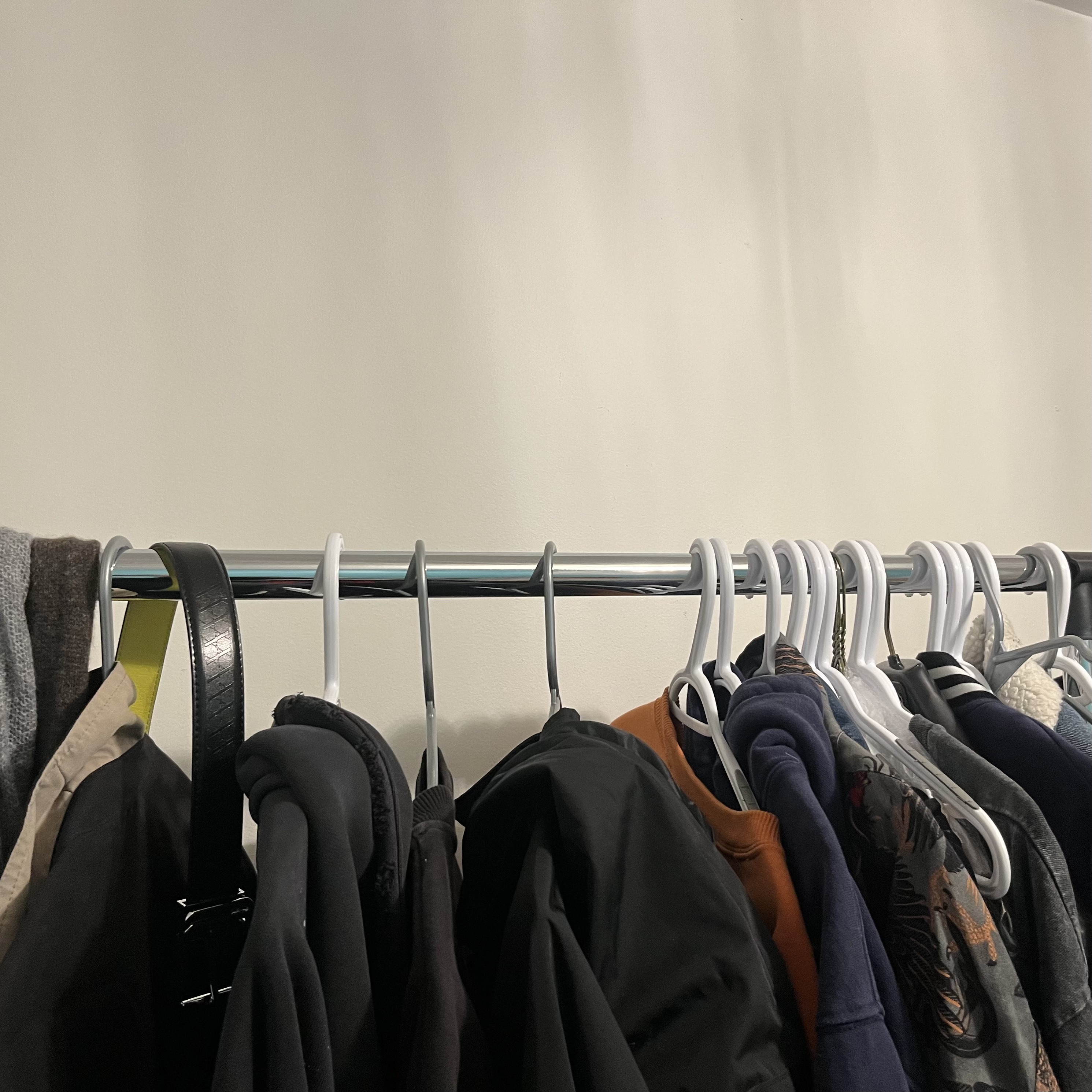 Observing the potential of a coat rack as a contact-based switching system.