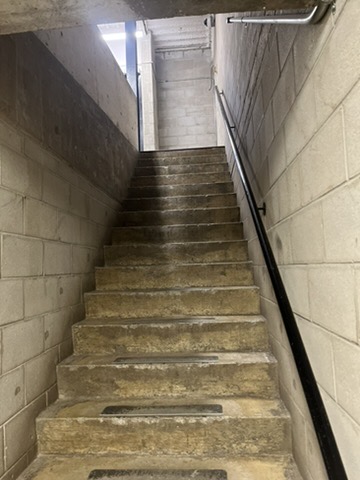 The original picture of the steps
