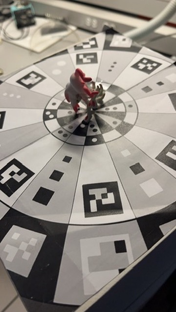 Failed Scan Object: Pokémon Figurine Attempt 1, Perspective 2，Leg sticking together